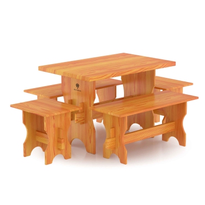 Стол для бани со скамейкой Bentwood
