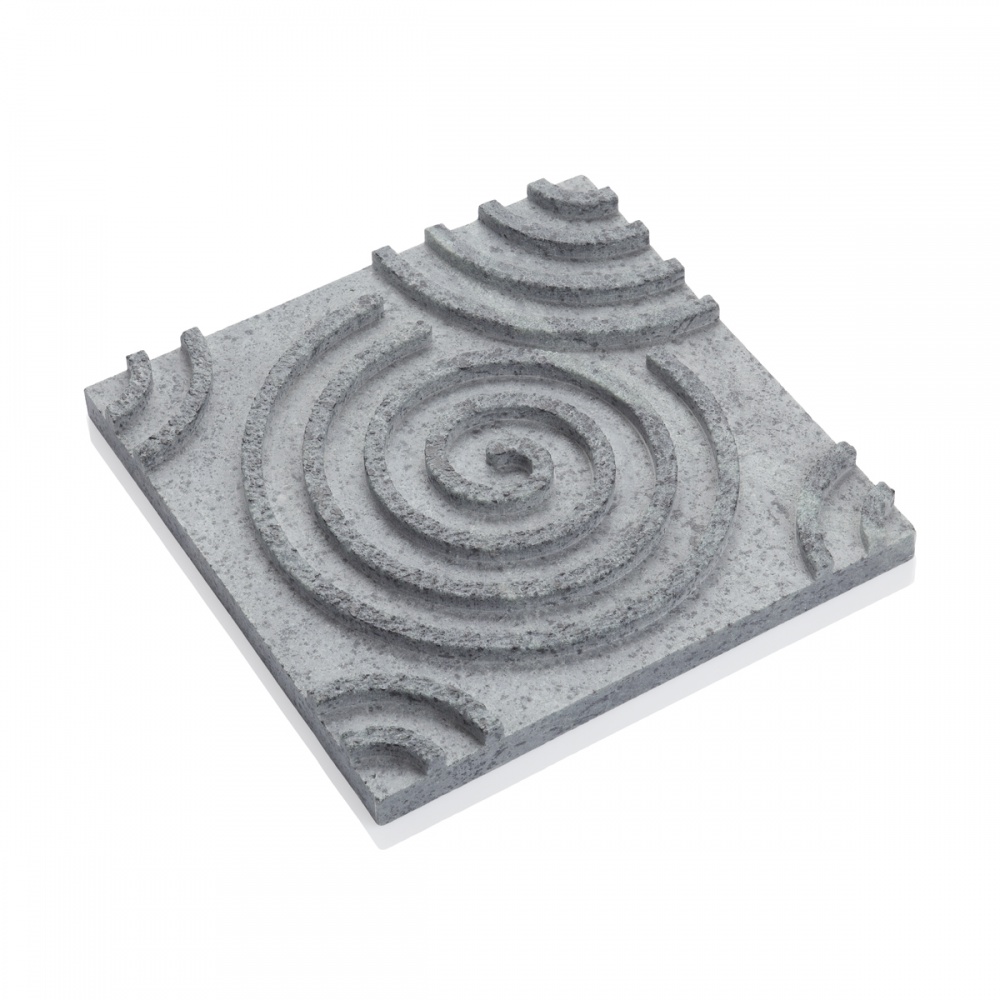 3D панель из талькомагнезита спираль 295х295