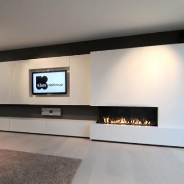 Каминная топка M-DESIGN LUNA 1600 DC DIAMOND GAS