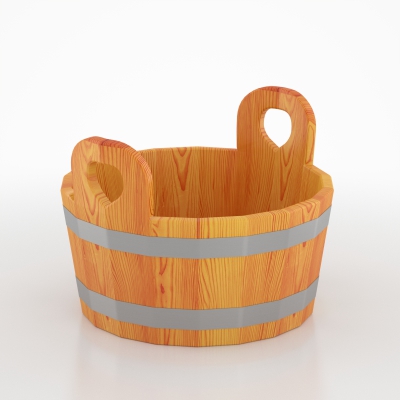 Шайка для бани 15 л. Bentwood