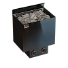 Электрическая печь SAWO NORDEX NRN-80NB-BL-Z-C (8 кВт, черная, внутри оцинковка, снаружи нержавейка, встроенный пульт)